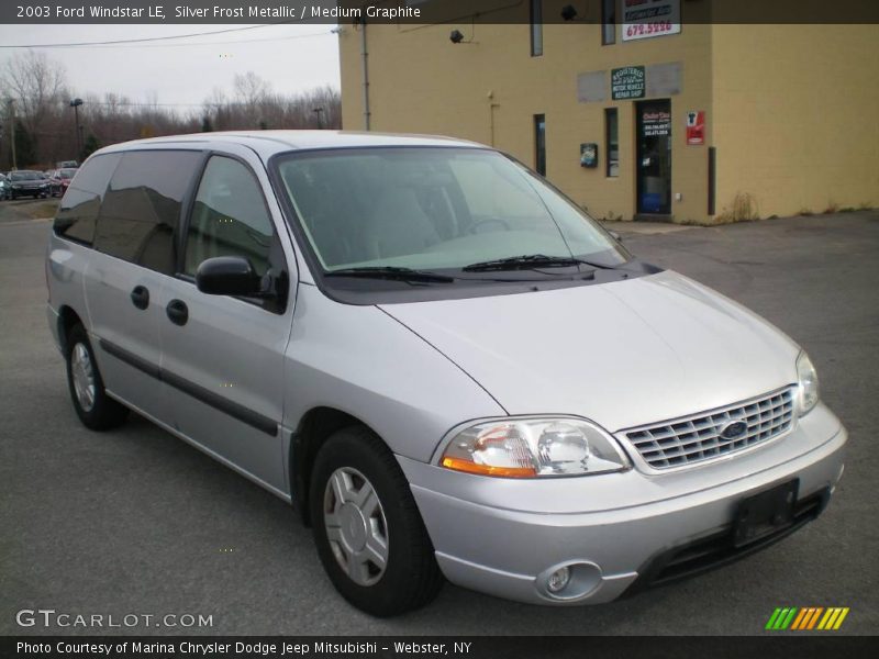 Silver Frost Metallic / Medium Graphite 2003 Ford Windstar LE