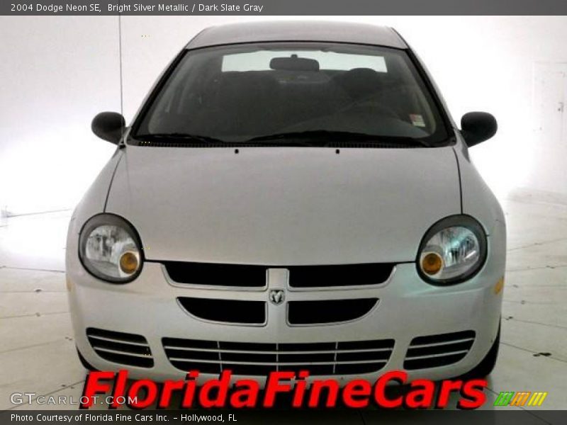 Bright Silver Metallic / Dark Slate Gray 2004 Dodge Neon SE