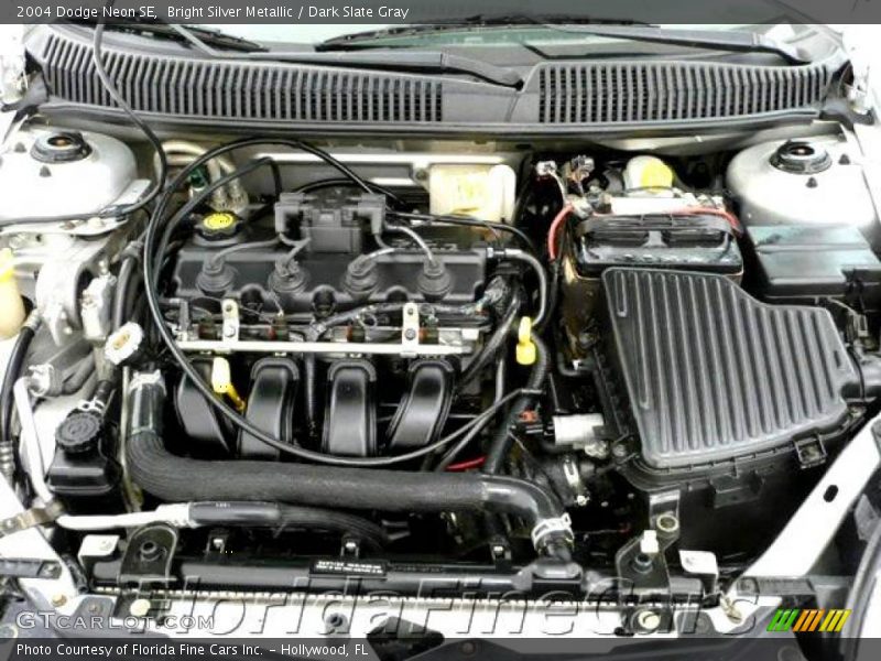 Bright Silver Metallic / Dark Slate Gray 2004 Dodge Neon SE