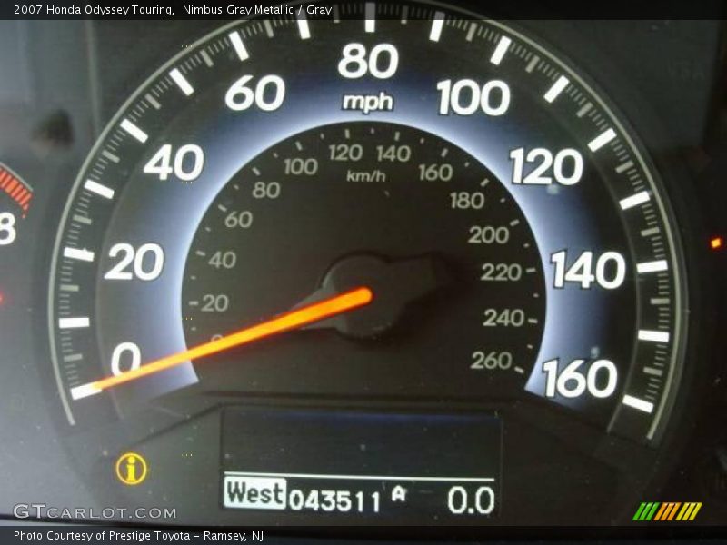 Nimbus Gray Metallic / Gray 2007 Honda Odyssey Touring
