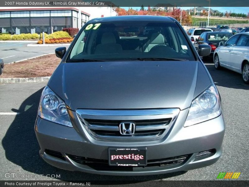 Nimbus Gray Metallic / Gray 2007 Honda Odyssey LX