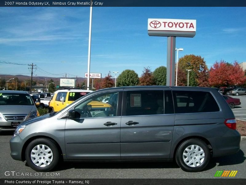 Nimbus Gray Metallic / Gray 2007 Honda Odyssey LX