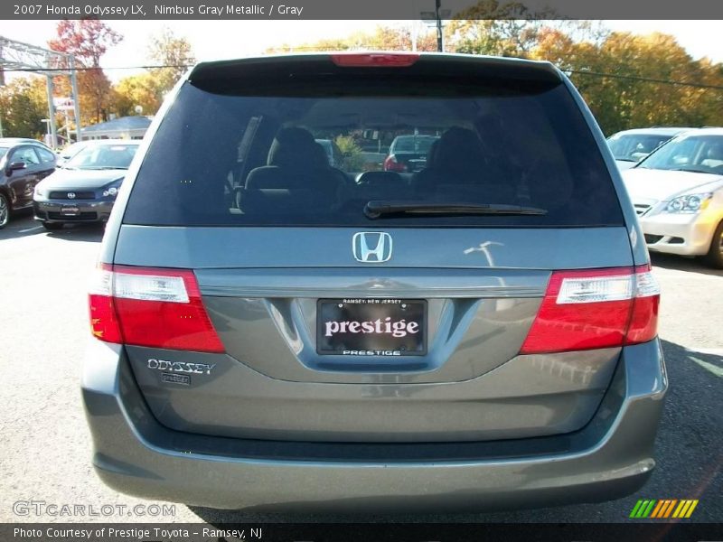 Nimbus Gray Metallic / Gray 2007 Honda Odyssey LX