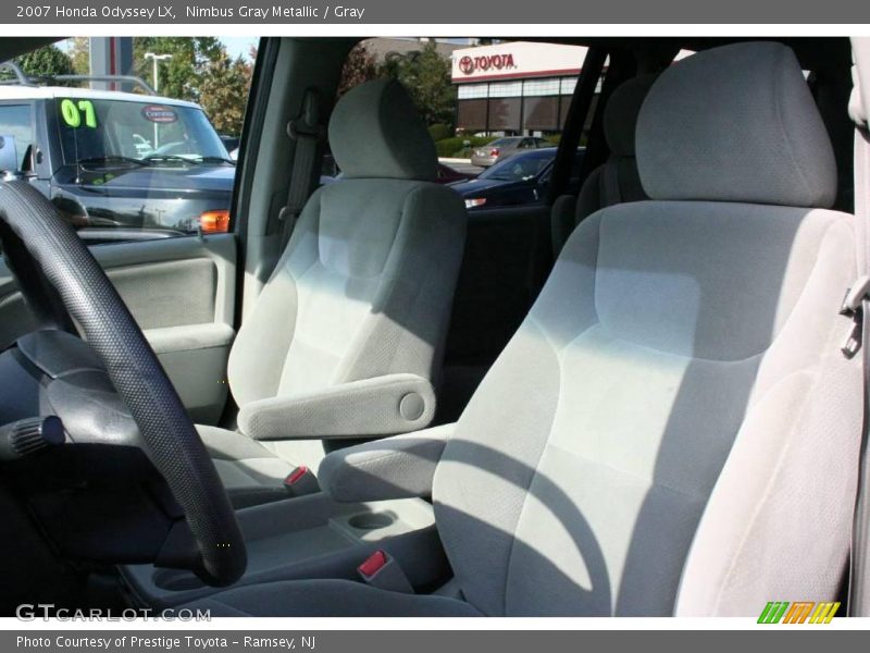 Nimbus Gray Metallic / Gray 2007 Honda Odyssey LX