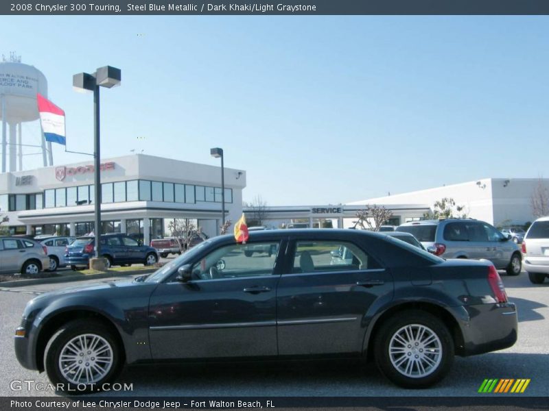 Steel Blue Metallic / Dark Khaki/Light Graystone 2008 Chrysler 300 Touring
