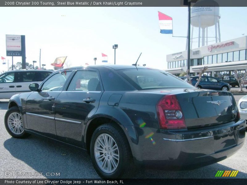 Steel Blue Metallic / Dark Khaki/Light Graystone 2008 Chrysler 300 Touring