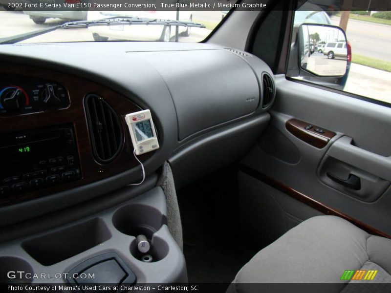 True Blue Metallic / Medium Graphite 2002 Ford E Series Van E150 Passenger Conversion