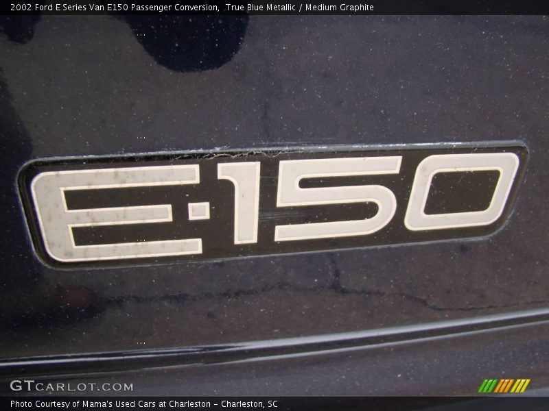 True Blue Metallic / Medium Graphite 2002 Ford E Series Van E150 Passenger Conversion