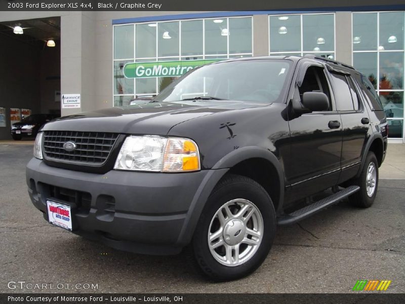 Black / Graphite Grey 2003 Ford Explorer XLS 4x4