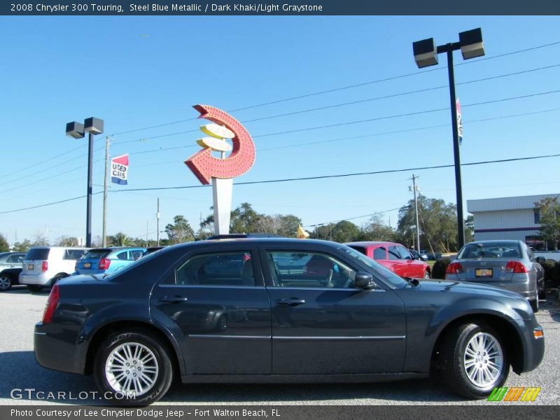 Steel Blue Metallic / Dark Khaki/Light Graystone 2008 Chrysler 300 Touring