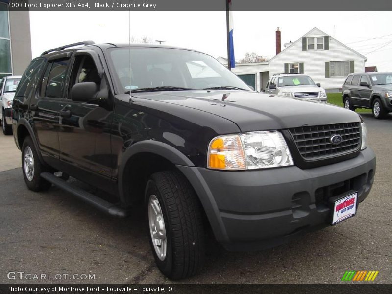 Black / Graphite Grey 2003 Ford Explorer XLS 4x4