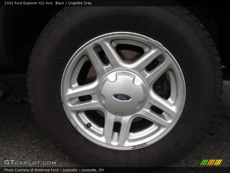 Black / Graphite Grey 2003 Ford Explorer XLS 4x4