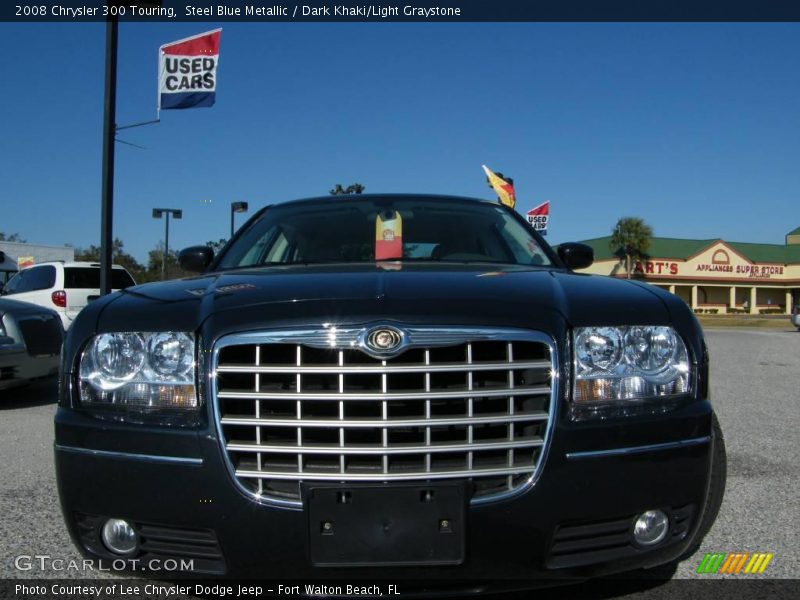 Steel Blue Metallic / Dark Khaki/Light Graystone 2008 Chrysler 300 Touring