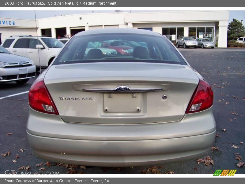 Gold Ash Metallic / Medium Parchment 2003 Ford Taurus SES