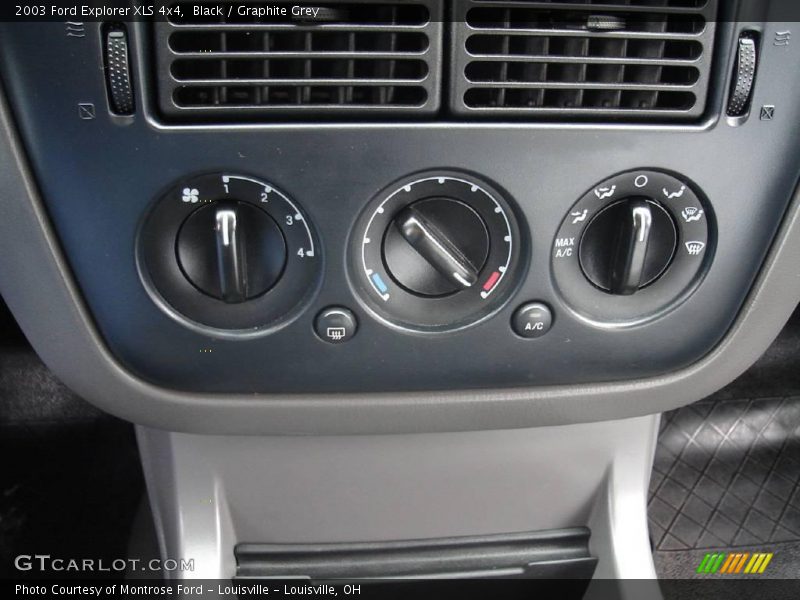 Black / Graphite Grey 2003 Ford Explorer XLS 4x4