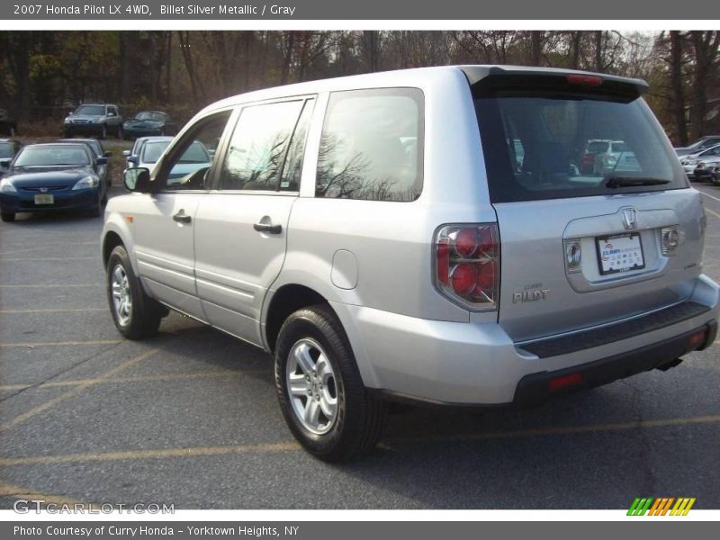 Billet Silver Metallic / Gray 2007 Honda Pilot LX 4WD