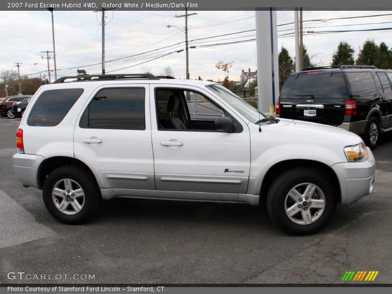 Oxford White / Medium/Dark Flint 2007 Ford Escape Hybrid 4WD