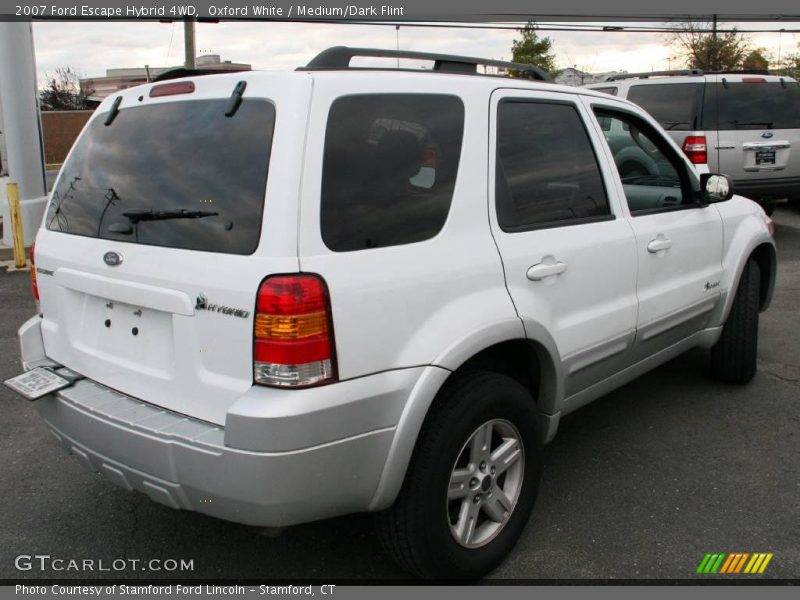 Oxford White / Medium/Dark Flint 2007 Ford Escape Hybrid 4WD