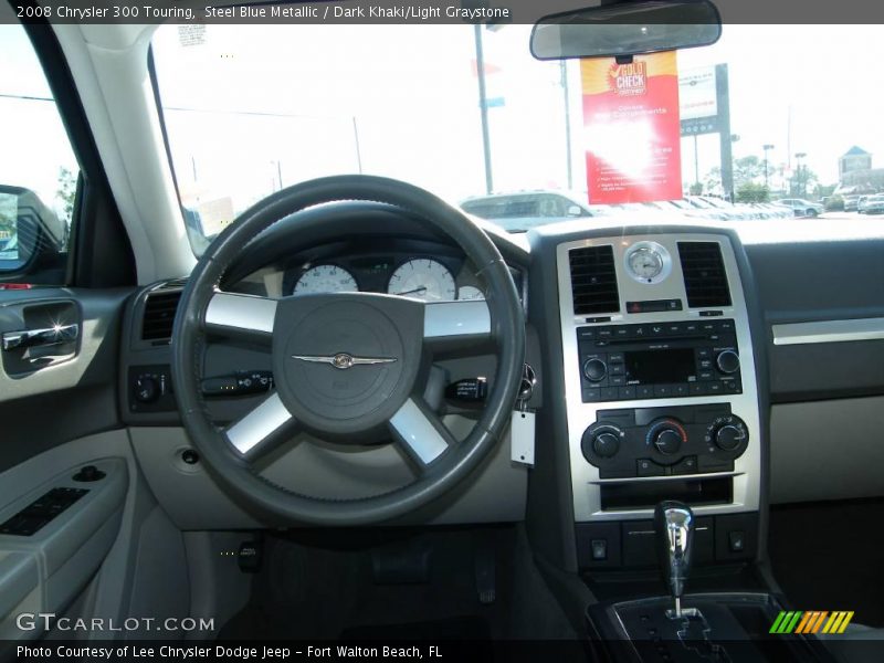 Steel Blue Metallic / Dark Khaki/Light Graystone 2008 Chrysler 300 Touring