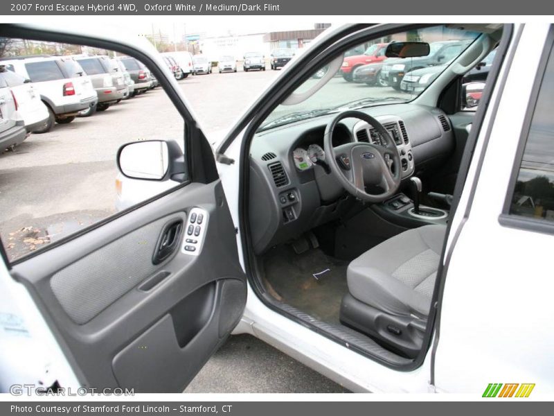 Oxford White / Medium/Dark Flint 2007 Ford Escape Hybrid 4WD