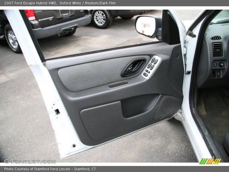 Oxford White / Medium/Dark Flint 2007 Ford Escape Hybrid 4WD