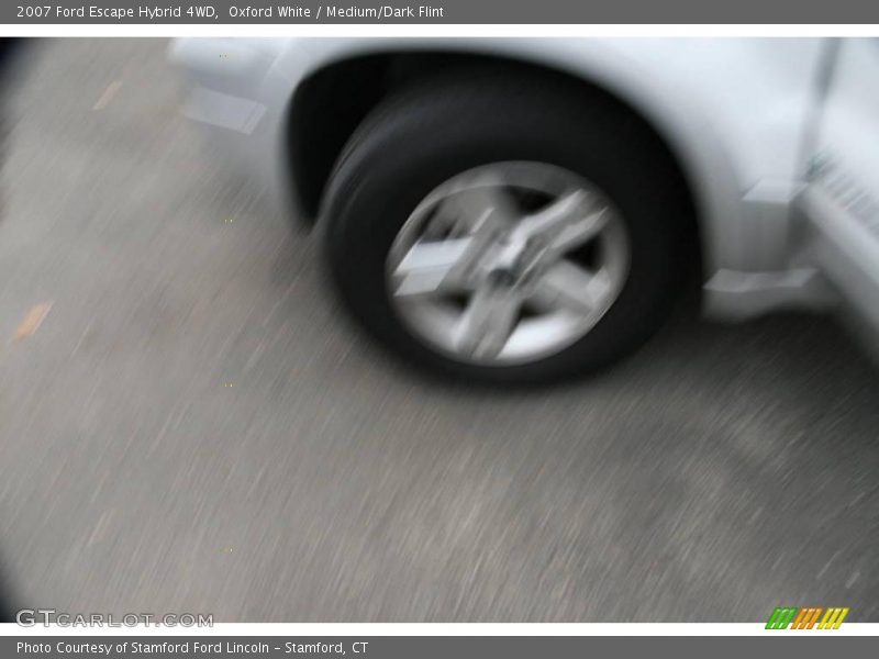 Oxford White / Medium/Dark Flint 2007 Ford Escape Hybrid 4WD