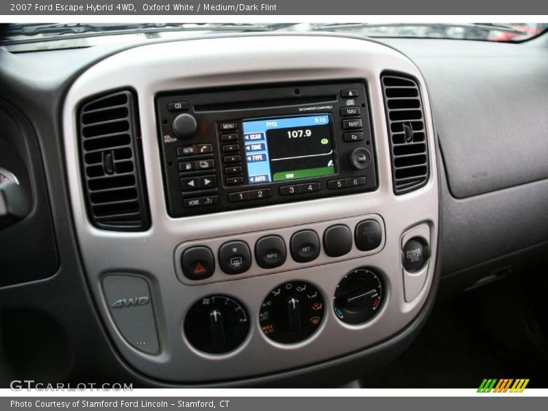 Oxford White / Medium/Dark Flint 2007 Ford Escape Hybrid 4WD