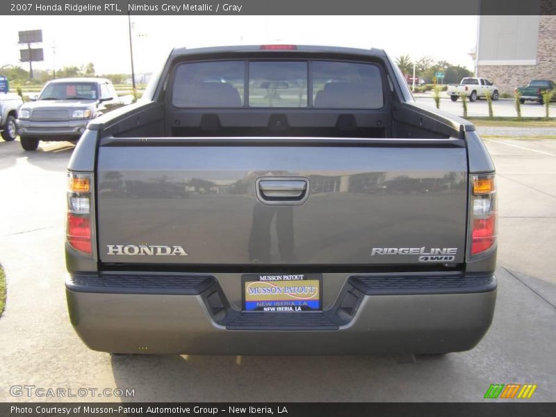 Nimbus Grey Metallic / Gray 2007 Honda Ridgeline RTL