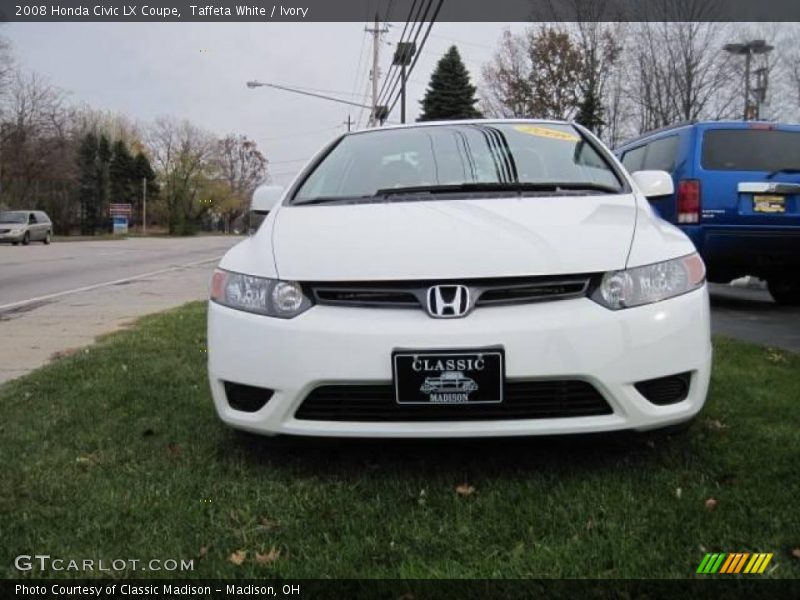 Taffeta White / Ivory 2008 Honda Civic LX Coupe