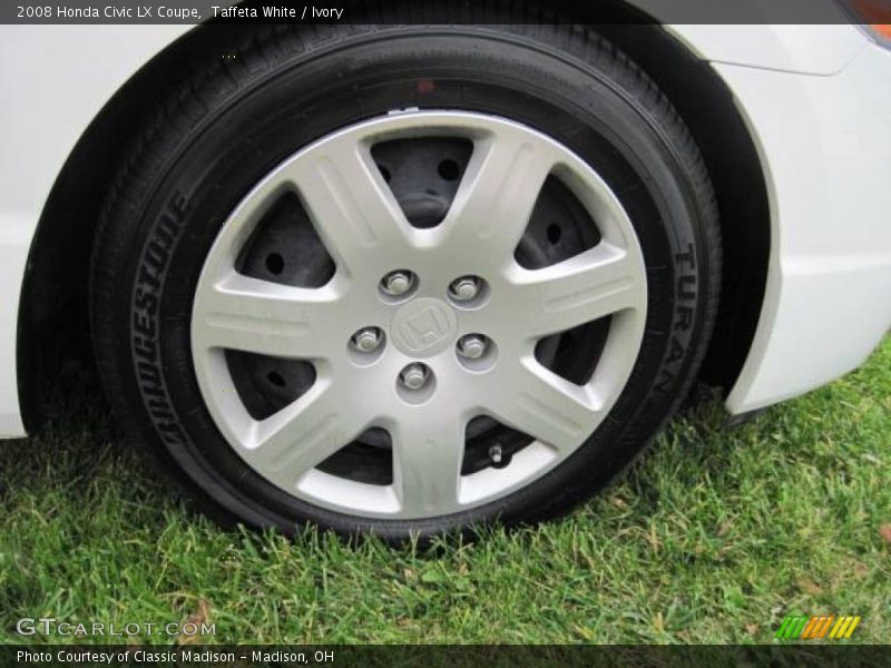 Taffeta White / Ivory 2008 Honda Civic LX Coupe