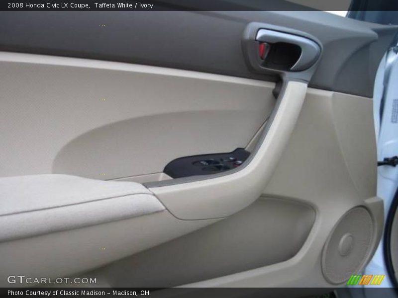 Taffeta White / Ivory 2008 Honda Civic LX Coupe