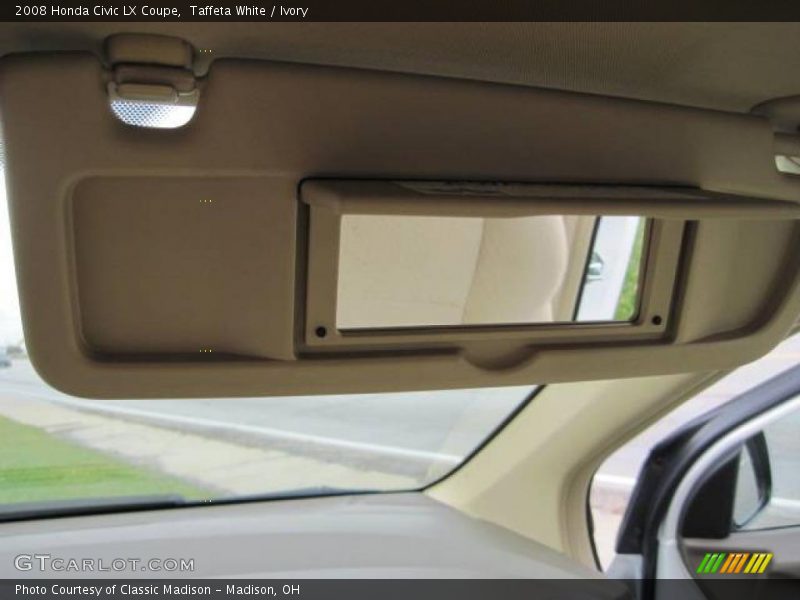 Taffeta White / Ivory 2008 Honda Civic LX Coupe