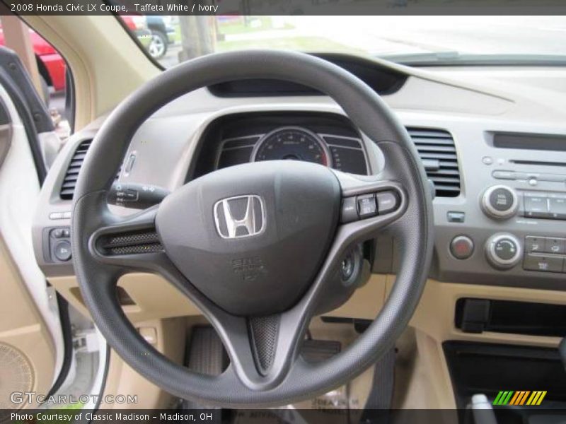 Taffeta White / Ivory 2008 Honda Civic LX Coupe