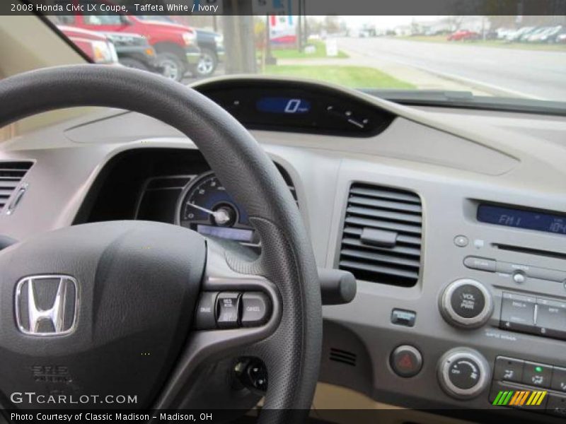 Taffeta White / Ivory 2008 Honda Civic LX Coupe