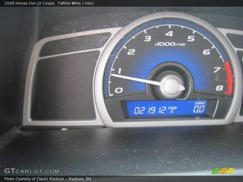 Taffeta White / Ivory 2008 Honda Civic LX Coupe