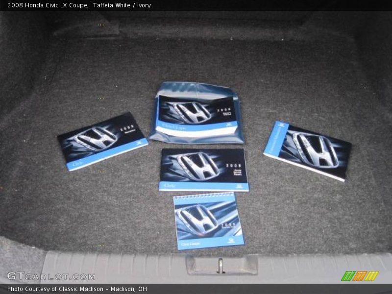 Taffeta White / Ivory 2008 Honda Civic LX Coupe