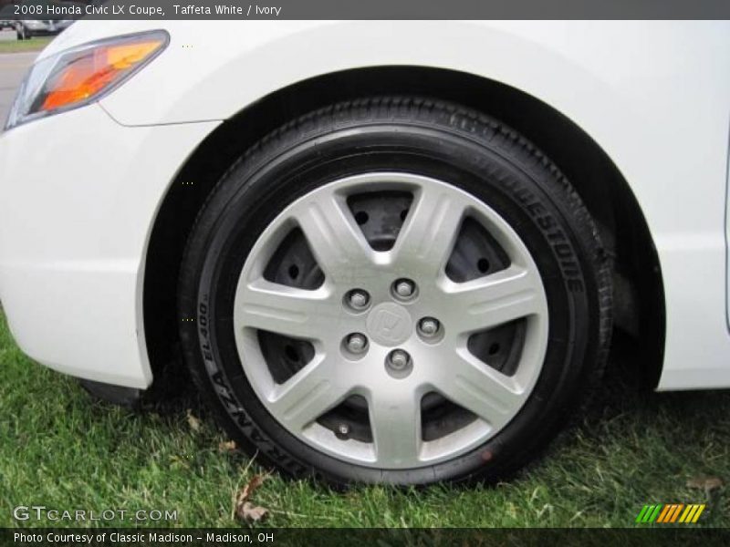 Taffeta White / Ivory 2008 Honda Civic LX Coupe