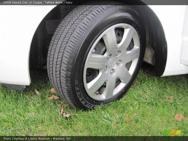 Taffeta White / Ivory 2008 Honda Civic LX Coupe