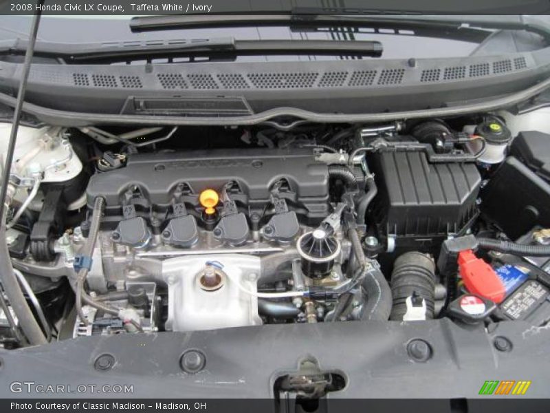Taffeta White / Ivory 2008 Honda Civic LX Coupe