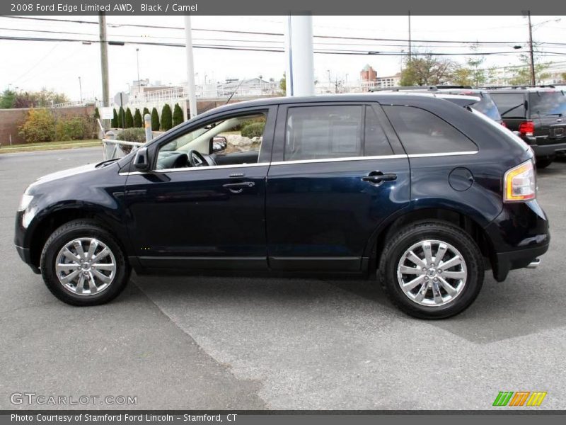 Black / Camel 2008 Ford Edge Limited AWD