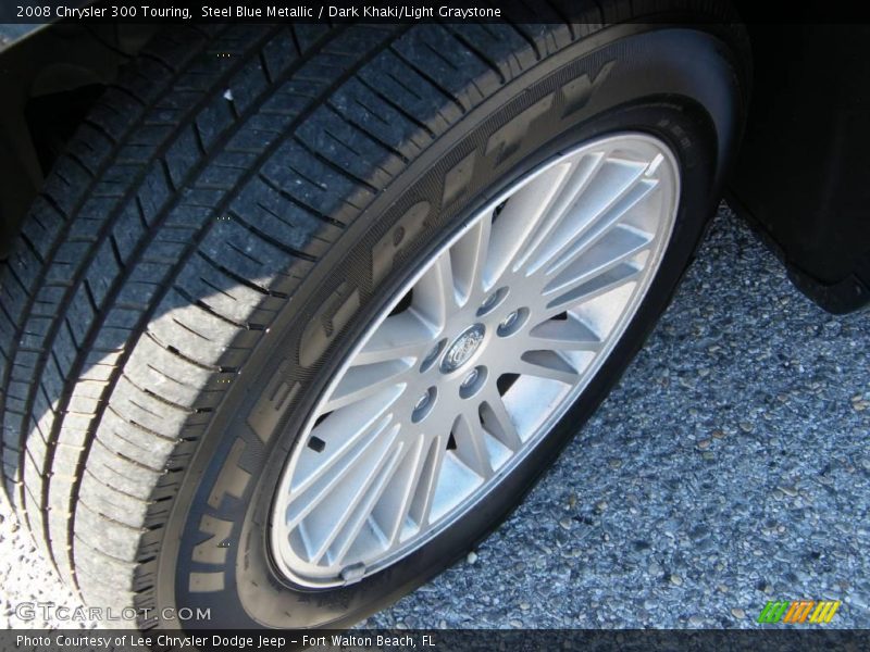Steel Blue Metallic / Dark Khaki/Light Graystone 2008 Chrysler 300 Touring