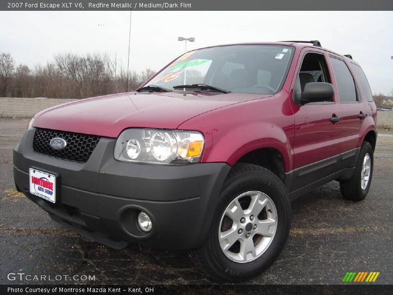 Redfire Metallic / Medium/Dark Flint 2007 Ford Escape XLT V6