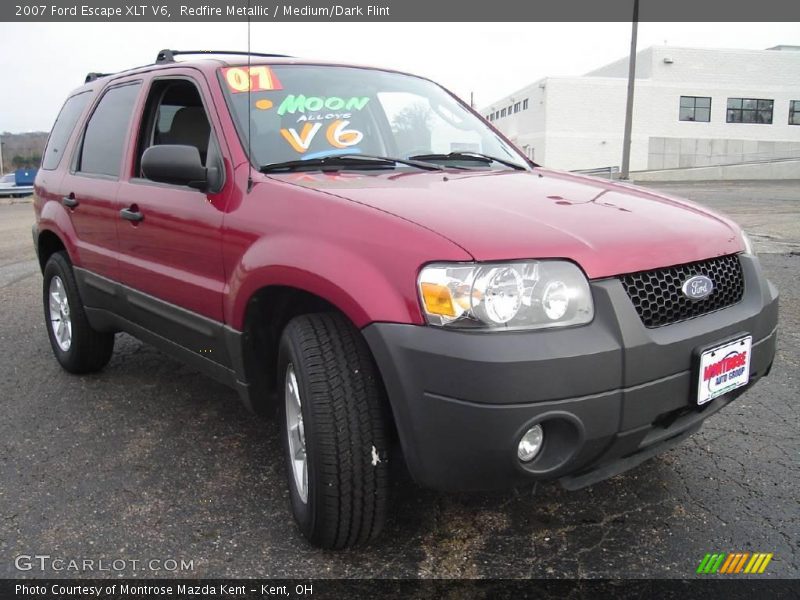 Redfire Metallic / Medium/Dark Flint 2007 Ford Escape XLT V6