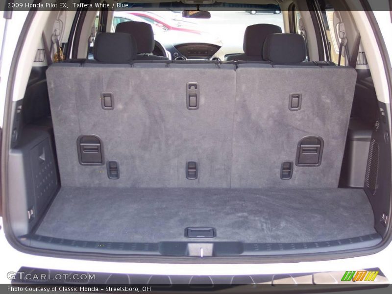 Taffeta White / Blue 2009 Honda Pilot EX