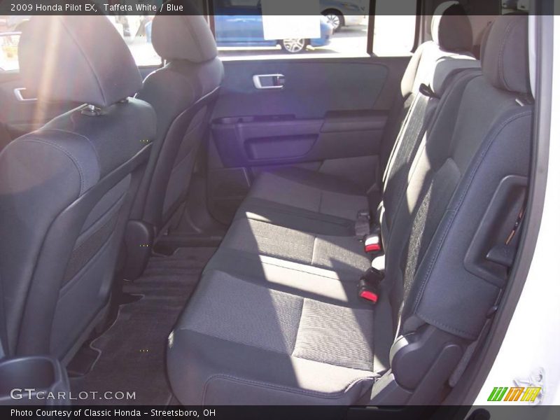 Taffeta White / Blue 2009 Honda Pilot EX