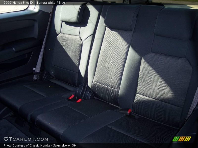 Taffeta White / Blue 2009 Honda Pilot EX