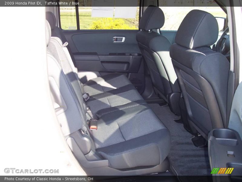 Taffeta White / Blue 2009 Honda Pilot EX