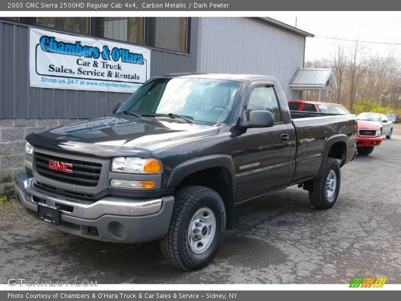 Carbon Metallic / Dark Pewter 2003 GMC Sierra 2500HD Regular Cab 4x4