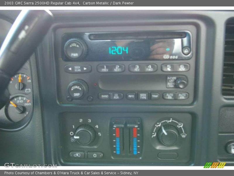 Carbon Metallic / Dark Pewter 2003 GMC Sierra 2500HD Regular Cab 4x4