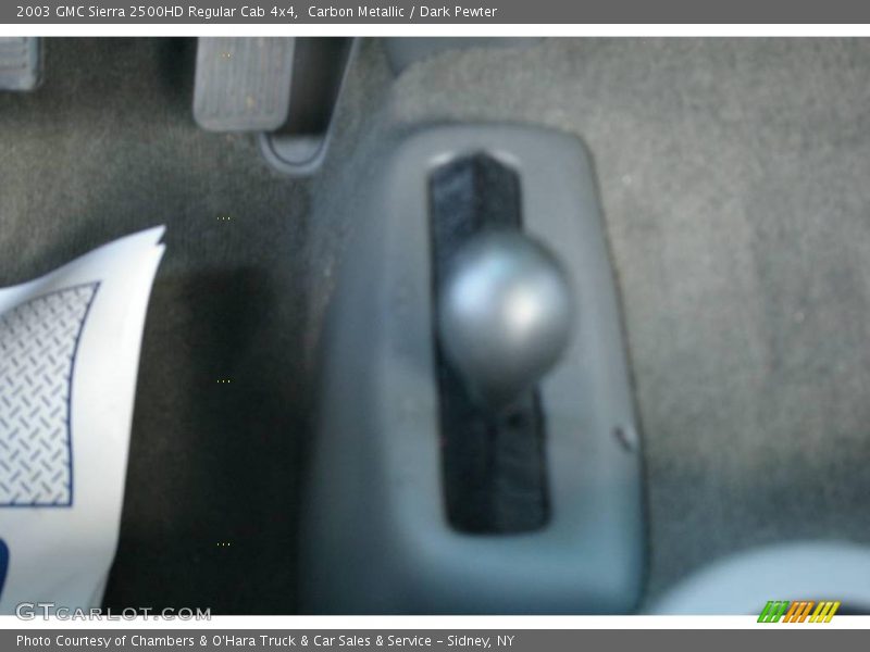 Carbon Metallic / Dark Pewter 2003 GMC Sierra 2500HD Regular Cab 4x4